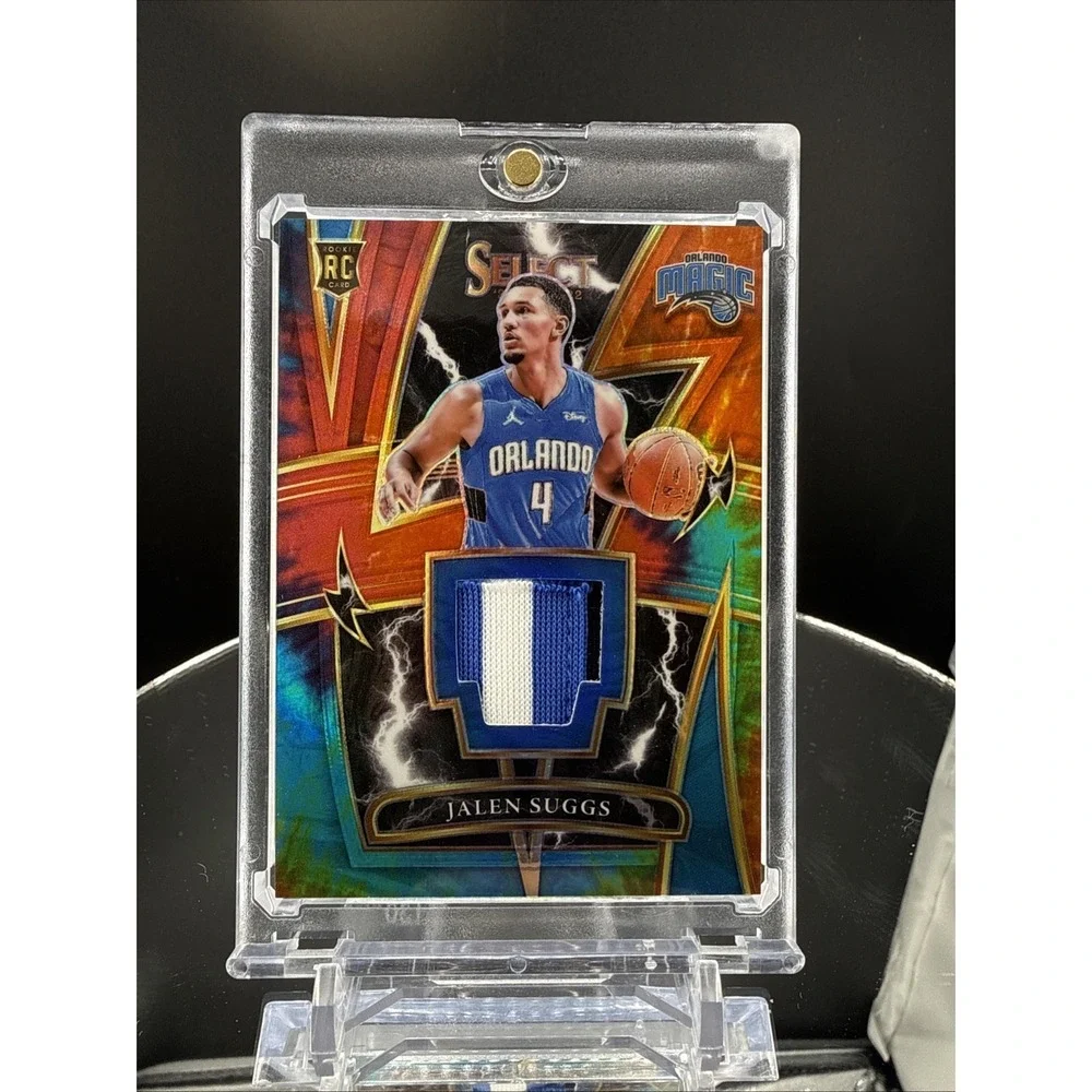 2021-22 Panini Select JALEN SUGGS Rookie Sparks Relic Tie Dye Patch /25 Magic RC